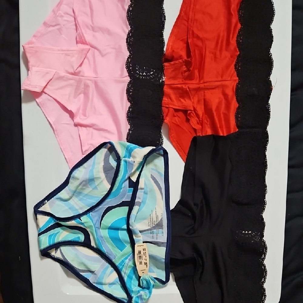 Victoria's Secret Panties Set - Pink, Red, Blue, Black